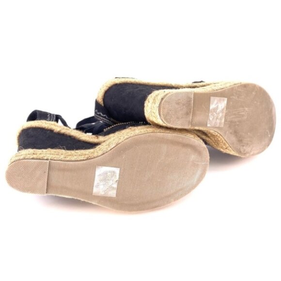 Soda women’s Black Espadrilles Embellished Shoes - 10 - Picture 5 of 5